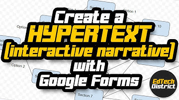Create a hypertext/interactive narrative with Google Forms