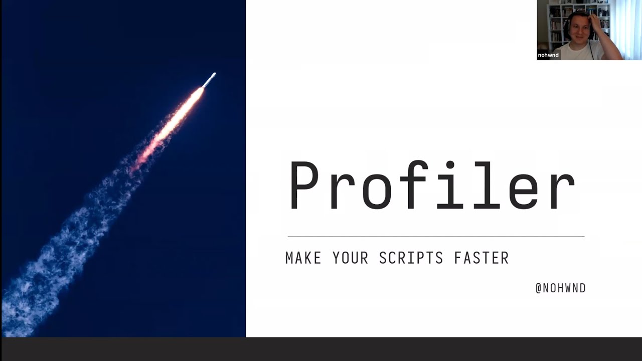 Profiler Make Your Scripts Faster Jakub Jareš YouTube