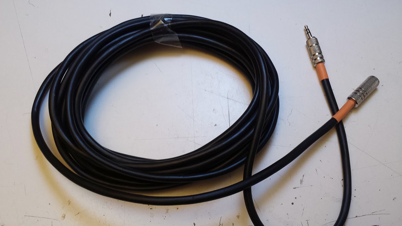 Construir alargador de audio estéreo jack 3,5mm de macho a hembra 5 metros  