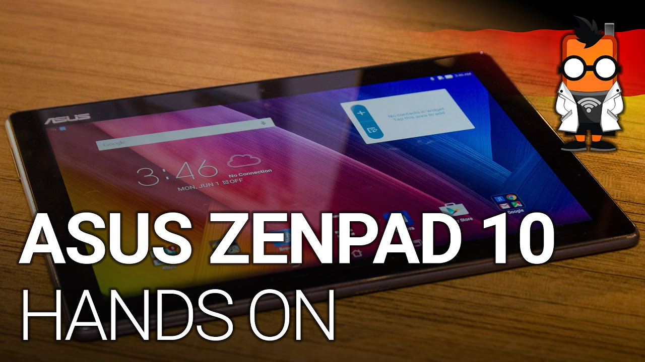 New ASUS ZenPad 10 mit Tastatur Dock im Hands On (deutsch)