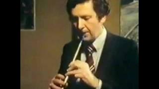 Great tin whistle player, Kieran Collins, 1980