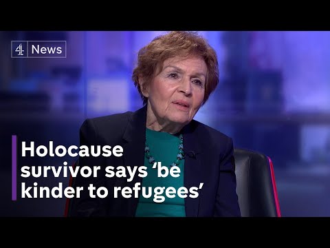 Holocaust survivor says we should be ‘kinder to refugees’