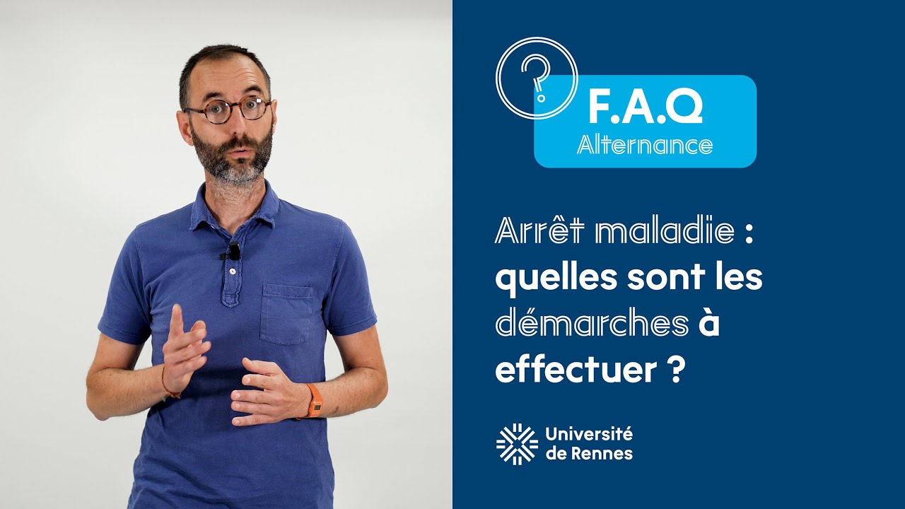 [FAQ Alternance] Je suis malade : quelles sont les démarches à ...