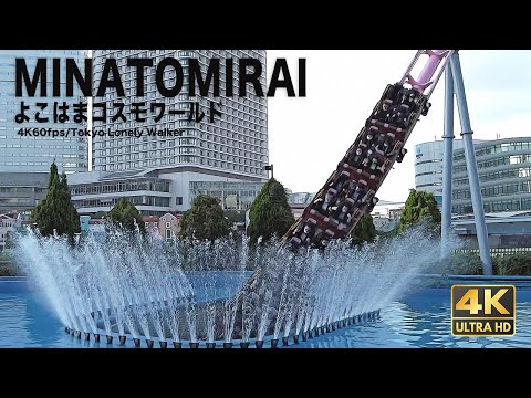 [4K]🇯🇵 みなとみらいで一人スケルトン観覧車乗ったら不安感凄かった/Yokohama Amusement Park