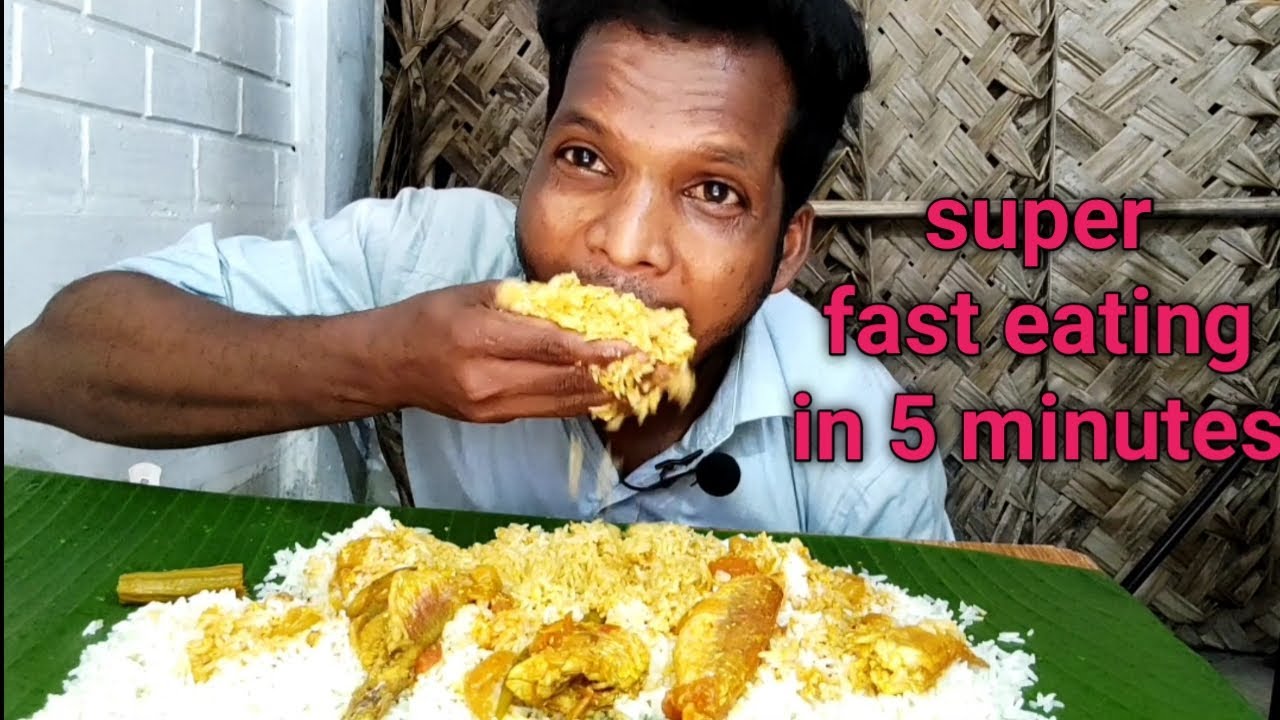 Fast fish Curry & jeera white Rice 🔥 spicy fish eating challenge and cooking in indian