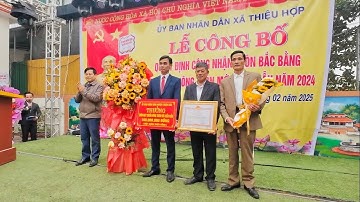 LỄ CÔNG BỐ, QUYẾT ĐỊNH CÔNG NHẬN THÔN BẮC BẰNG ĐẠT CHUẨN NÔNG THÔN MỚI KIỂU MẪU NĂM 2024