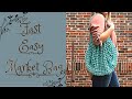 Easy How To Crochet A Bag/Market Bag/French Market Bag/Beginner Friendly/Crochet pattern