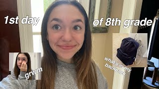 get ready w me for my 1st day of eighth grade! || KL Lifestyle