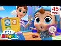 Baby John&#39;s First Day at School | Play &amp; Learning Songs | Little Angel Kids Songs &amp; Nursery Rhymes