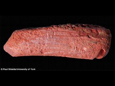 10000-year-old Middle Stone Age 'crayon' used to paint animal skin discovered in England