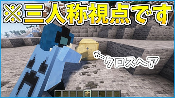 【マイクラ】三人称視点を自由にカスタマイズできるMODいいね！！！！【のんず】