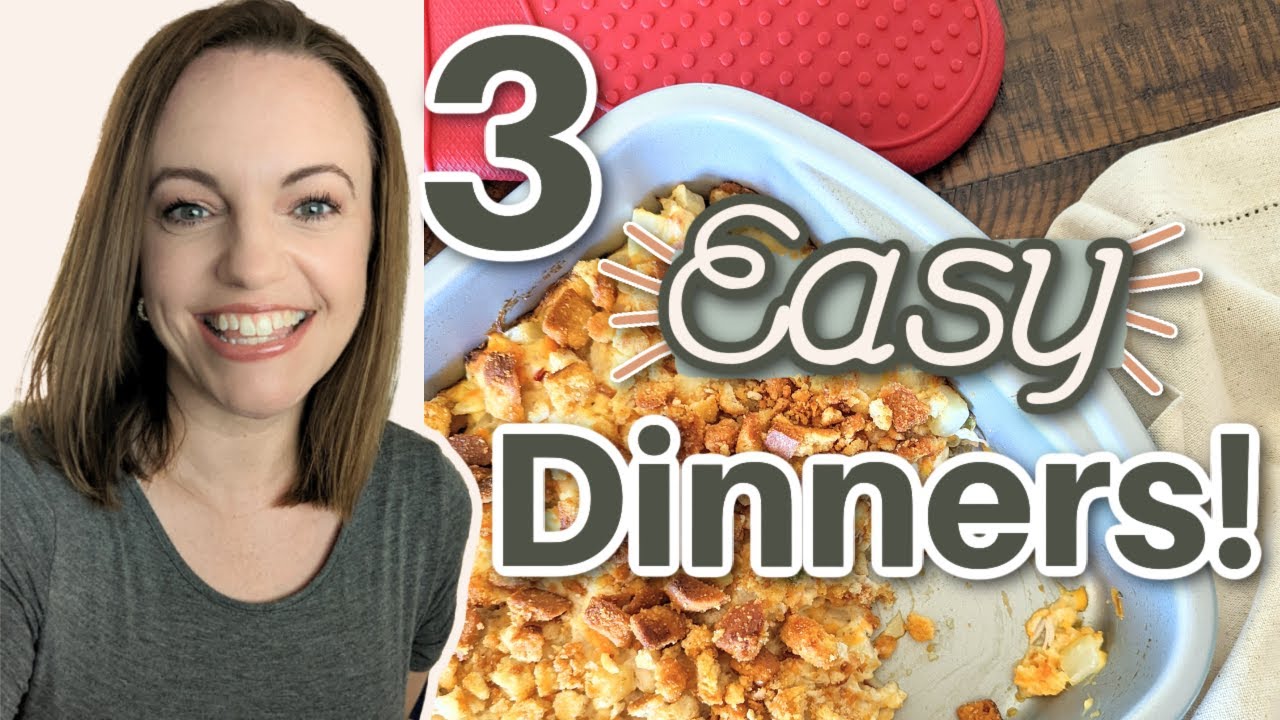 3 easy dinner ideas for next week's meal plan!!! | Winner Dinners 148 ...