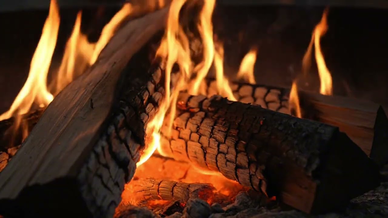 ASMR  - 장작타는 소리 + 불멍 + 수면유도 | sound of burning firewood