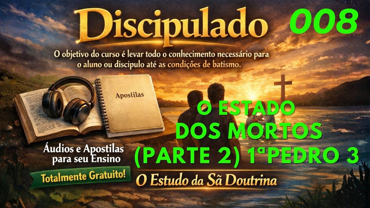 008- O ESTADO DOS MORTOS - 1 Pedro 3 (PARTE 2)📖