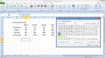 Microsoft Excel - Special characters keyboard shortcut