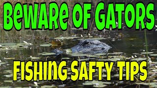 TRY NOT TO GET EATEN BY ALLIGATOR while Florida fishing.