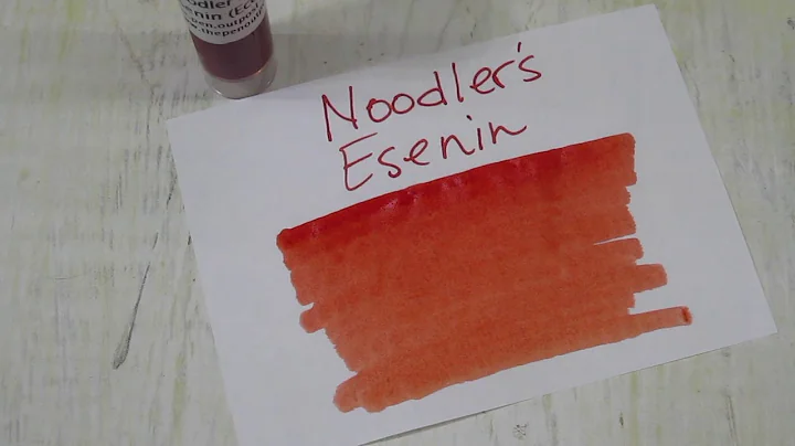 Noodler's Esenin writing sample