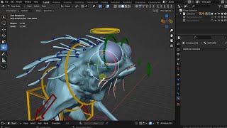 Tree Creature by Daniel Bystedt | Remastered Rig WIP in Blender