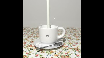 Some milk? Blender liquid simulation. #beautiful #blender #design #house #love #reels