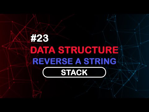 23 Reverse a String Using Stack in C#