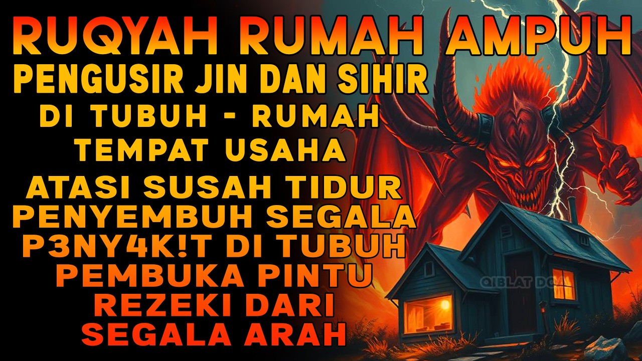 RUQYAH RUMAH PENGUSIR JIN, SETAN & SIHIR DI RUMAH & TUBUH, PENENANG HATI & FIKIRAN | ALAA AQEL