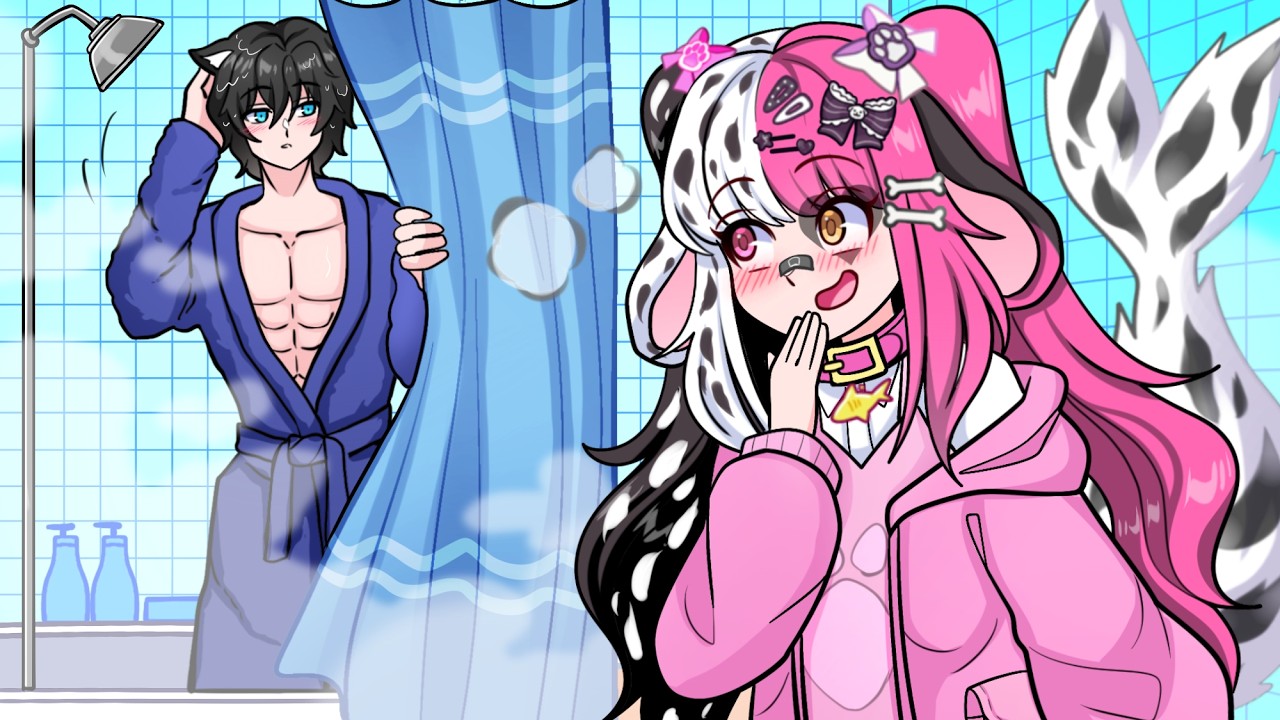 HELP HER PEEK THROUGH THE SHOWER... (WHAT EVEN IS THIS?!) | FACECAM