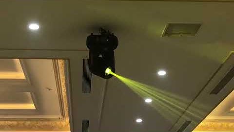 Video đèn Beam 260 Plus SVT tại nhà hàng tiệc cưới Đại Huệ - Tp Vinh, Nghệ An