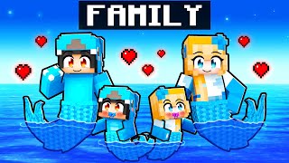 Having A MERMAID FAMILY in Minecraft With Crazy Fan Girl! screenshot 5