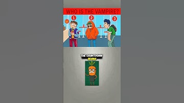 "🧛‍♂️ Can You Spot the Real Vampire? | Tricky Riddle Challenge" #riddles #mindbendingquiz #shorts