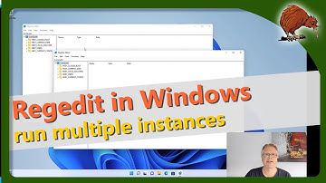 Windows: regedit open multiple instances