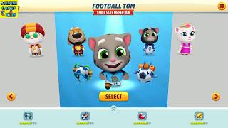 Talking Tom Gold Run - Football Tom (Tom's Home) APK (Android , iOS) APP Gameplay Walkthrough screenshot 4