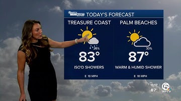 WPTV First Alert Weather Forecast for Afternoon of Tuesday, Oct. 21, 2025