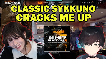 Miyoung REACTS to Sykkuno being Silly in Call of Duty