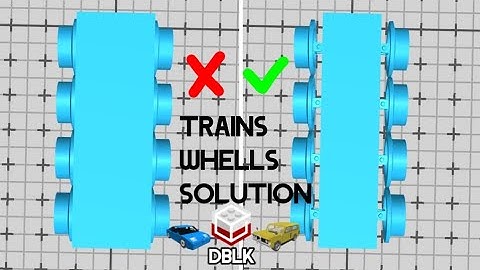 Train wheels solution | Draw Bricks