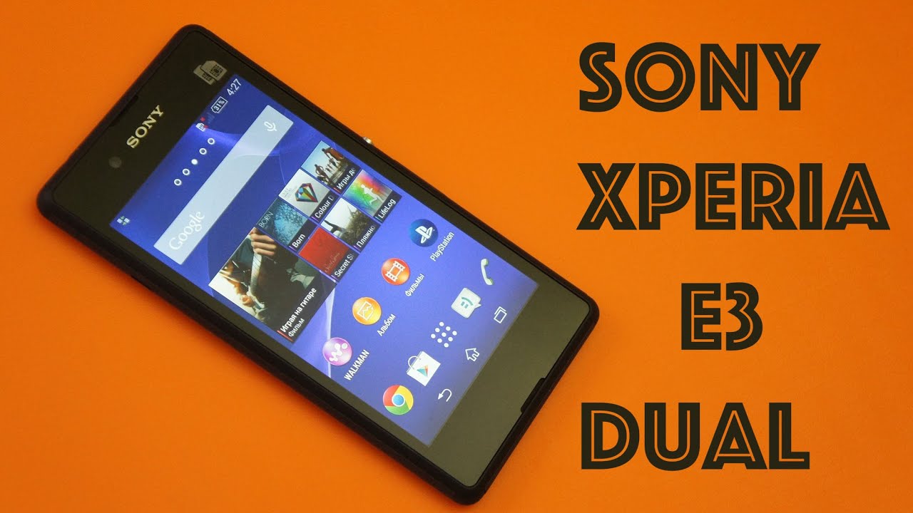 Обзор Sony Xperia E3 Dual - YouTube