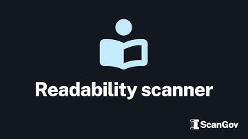 ScanGov readability scanner