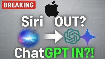 BREAKING: Apple Considers Letting You Replace Siri with ChatGPT/Gemini!