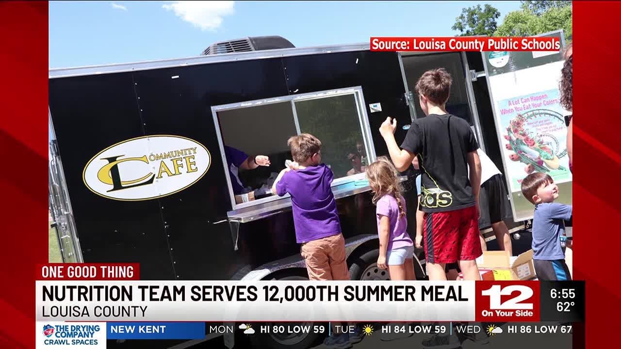 One Good Thing: Nutrition team serves 12,000th summer meal