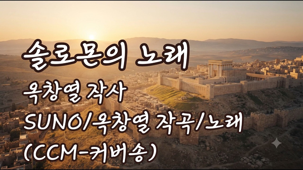솔로몬의 노래 - 옥창열 작사 / SUNO 옥창열 작곡 노래 (CCM - 커버송)