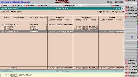 Lesson 5 debit and credit notes in tally