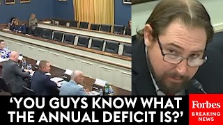 'Does Anybody On The Panel Know What The National Debt For The US Is?': Eli Crane Grills House Panel