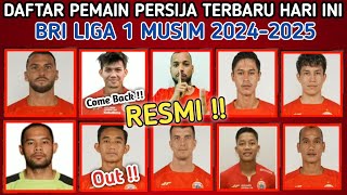 Daftar Lengkap Pemain Persija Terbaru 2024/25 - Skuad Persija Jakarta Terbaru 2024 - 2025