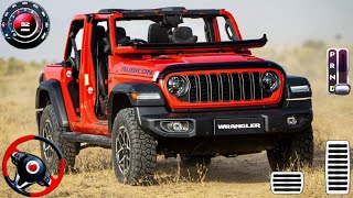 Offroad Jeep Driving Simulator 2025 - 3D Drive SUV Jeep Offroad Game - Jeep Game Android Gameplay