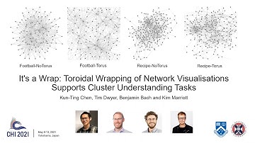 [CHI2021 Preview] It’s a Wrap: Toroidal Network Visualisation Supports Cluster Understanding