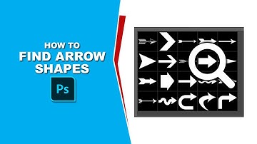How to find arrow shapes in photoshop