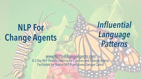 NLP for Change Agents - Influential Language Patterns(Neuro Linguistic Programming)
