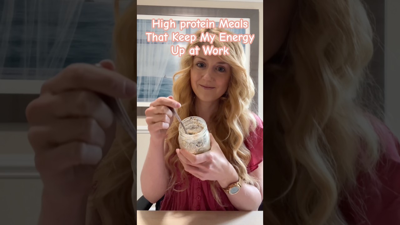 What I Eat During My 8-5 Desk Job | High Protein Meals for Energy