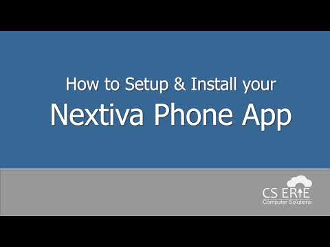 How to Set up your Nextiva App