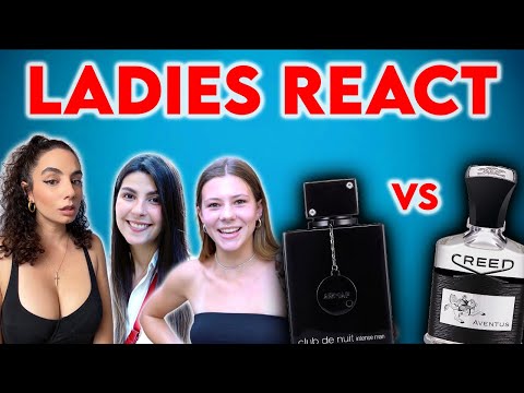 Women React to Armaf Club De Nuit Intense Man vs. Creed Aventus | Which Men's Cologne is Sexiest?