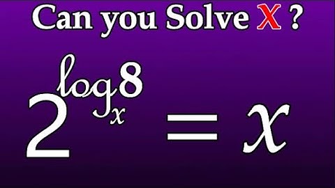 Can You solve THIS ? | Solve Any Logarithmic Equation Fast And Step-By-Step | Maths Olympiad